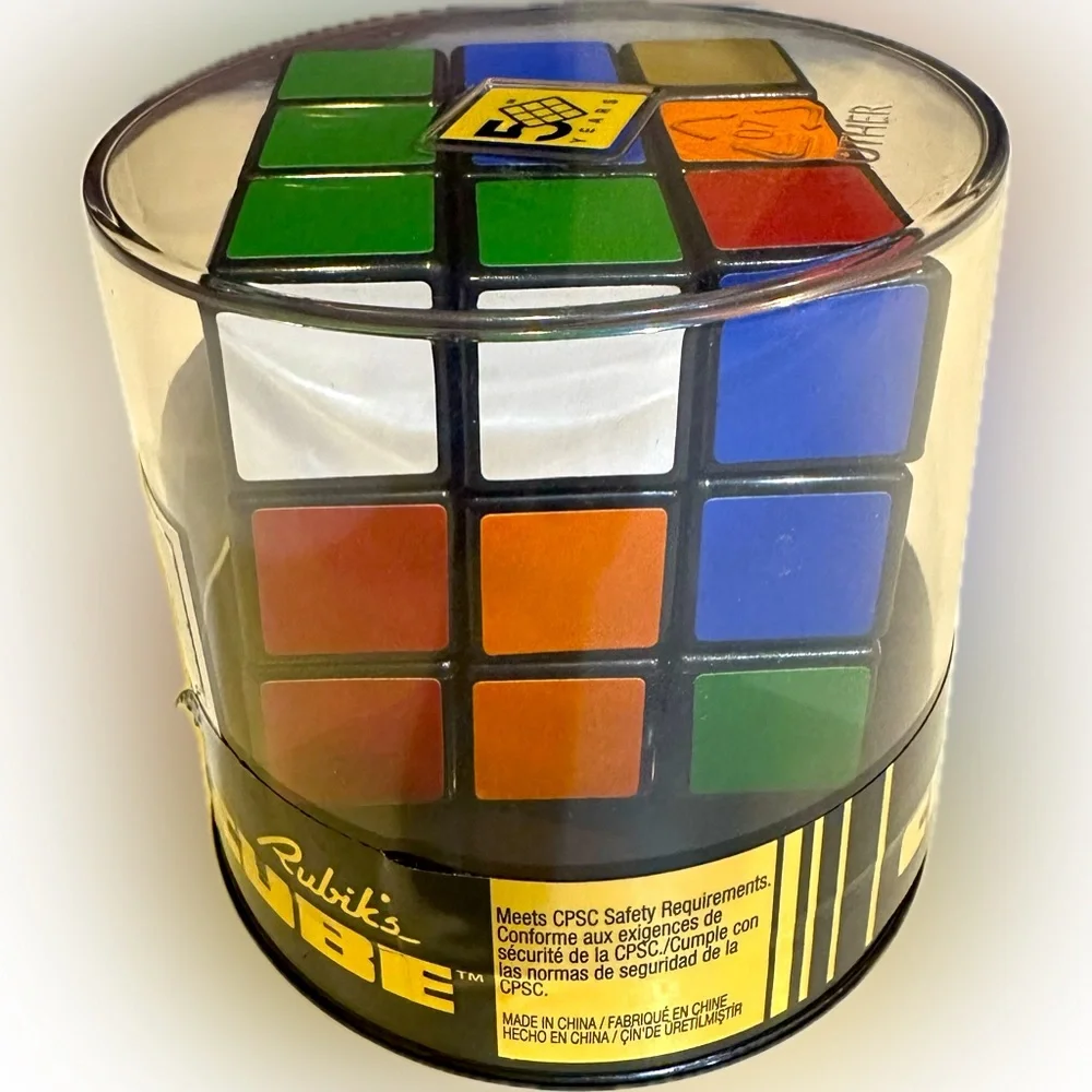 50TH ANNIVERSARY RUBIK’S CUBE RETRO PUZZLE GAME MIND TWISTER PROBLEM SOLVER MATH